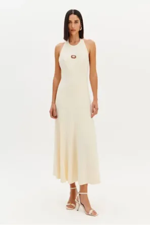 Vestido Super Midi Frente Única LANÇA PERFUME 