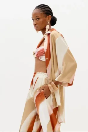 Camisa Manga Média Estampada LANÇA PERFUME 