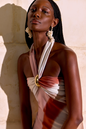 Vestido Mid Frente ùnica LANÇA PERFUME