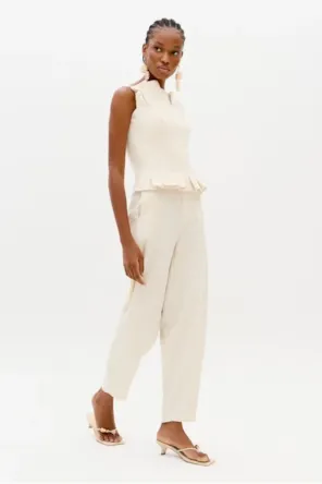 Calça Baggy De Cintura Alta LANÇA PERFUME 