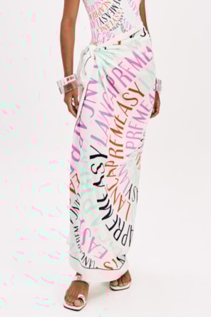 LENÇO PAREO FRACTAL NAME LANÇA PERFUME 