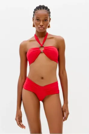 Biquíni Reto Frente Única com Argola LANÇA PERFUME 