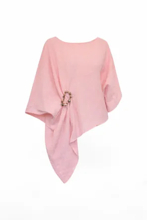 Túnica Assimétrica com Aplicação Metálica SAHOCO 