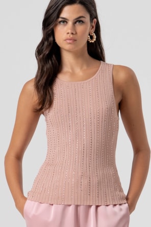 Top de Malha Canelada FRACOMINA