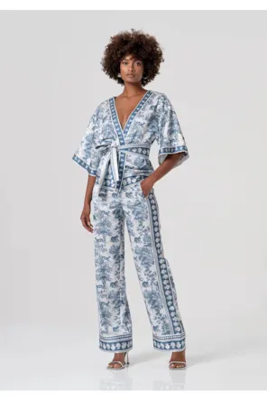 CALÇAS PALAZZO PANTS FRACOMINA