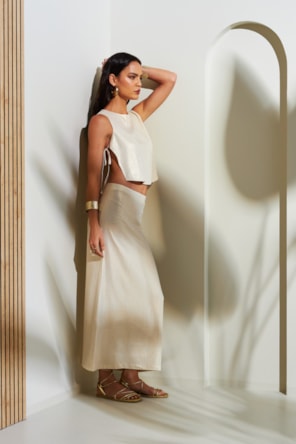 Top Cropped com Atilhos Laterais GOA GOA 