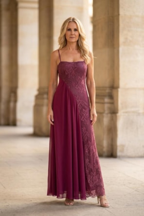 Vestido longo renda ANIYE BY 