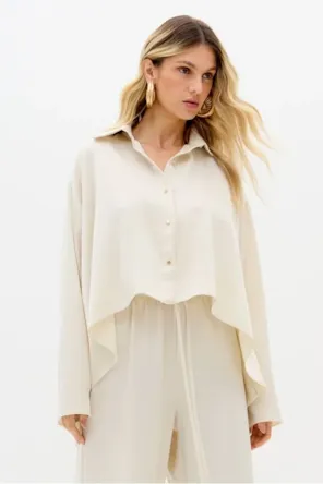   Camisa Mullet Mangas Longas LANÇA PERFUME 