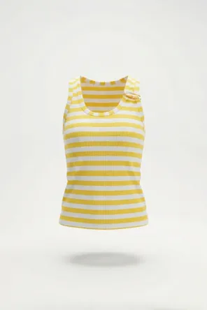 Top às Riscas com Aplicação Metálica SAHOCO 