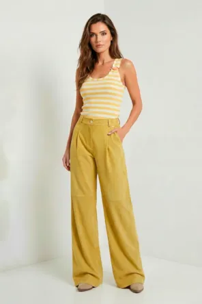 Top às Riscas com Aplicação Metálica SAHOCO 