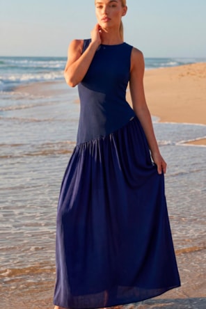 Vestido Abyss Marinho SAHOCO 