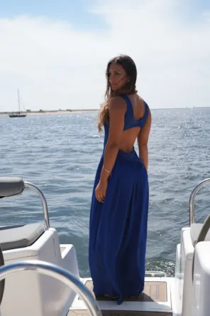 Vestido Abyss Marinho SAHOCO 