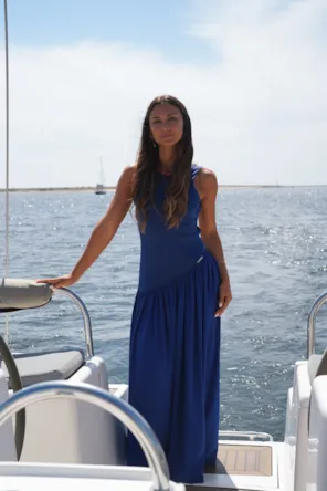 Vestido Abyss Marinho SAHOCO 