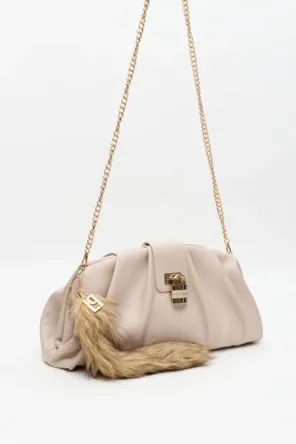 Mala  Clutch Com Enfeite Cadeado LANÇA PERFUME 