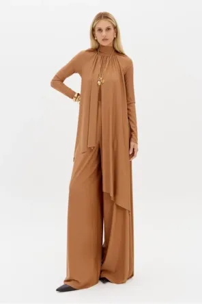 Calças Pantalonas De Cintura Alta LANÇA PERFUME 