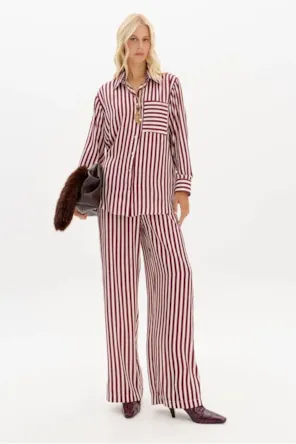 Camisa Estampada Com Mangas Longas LANÇA PERFUME 