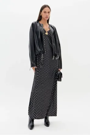   Vestido Super Midi De Alças Com Aplicações LANÇA PERFUME 