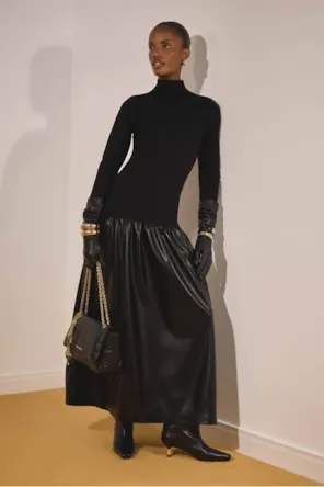 Vestido Super Midi Evasê LANÇA PERFUME 