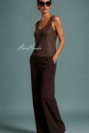 Top justa com lurex Fracomina 