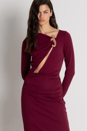 Vestido longo justo ao corpo FRACOMINA 