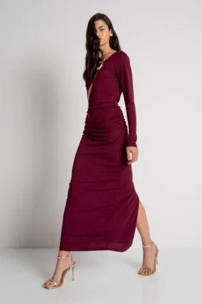 Vestido longo justo ao corpo FRACOMINA 