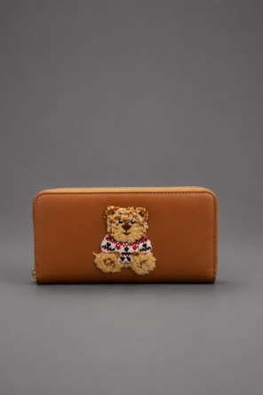 Carteira Urso Bege RUE MADAM PARIS