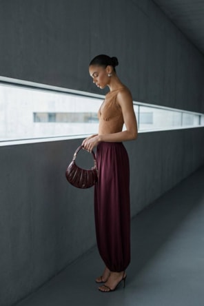 Calça Jogging Cintura Alta De Viscose LANÇA PERFUME 