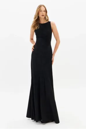 Vestido Super Midi De Suede LANÇA PERFUME 