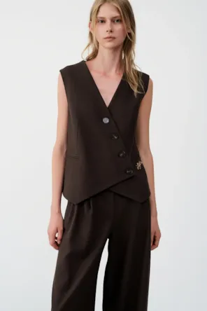 Colete double-breasted vest  BSB