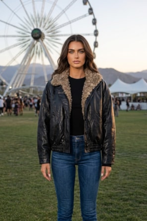 Casaco  Bomber com pelo ELEH