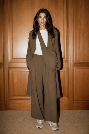 Casaco Trench Coat com Mala ELEH 