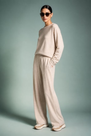 Camisola Malha Beige ELEH 