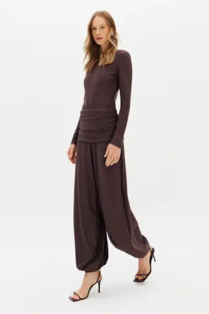  Calça Ampla De Malha LANÇA PERFUME 