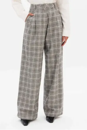 Calça Wide Leg Cintura Alta LANÇA PERFUME 