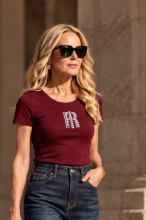 T-shirt slim fit with ribs FRACOMINA 