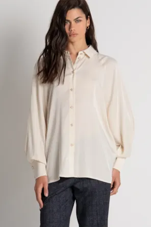 Camisa evasê de viscose FRACOMINA 