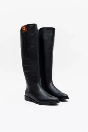 Botas Montaria Com Etiqueta Couro LANÇA PERFUME 