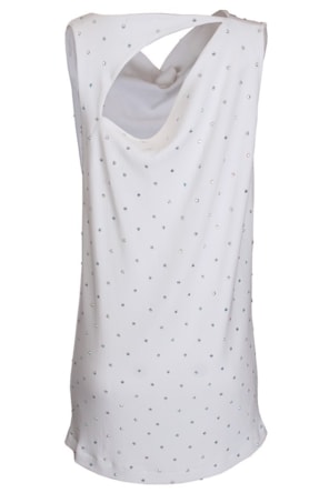 VESTIDO CANELADO COM BRILHO