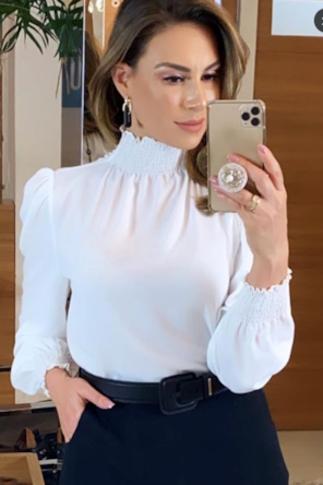 BLUSA FLUIDA GOLA 