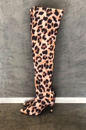 BOTAS ANIMAL PRINT CANO ALTO