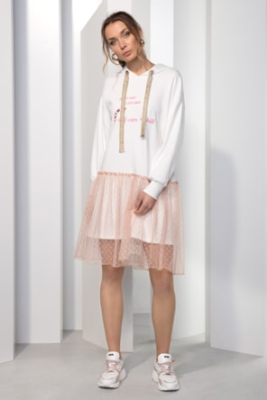 VESTIDO FOLHO TULE 