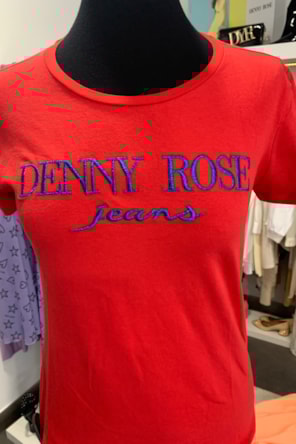 T´SHIRT DENNY  VERMELHO 