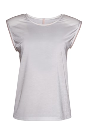 T-SHIRT FIOS BRILHANTES E OMBREIR