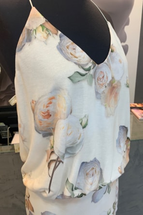 VESTIDO LONGO FLORES 