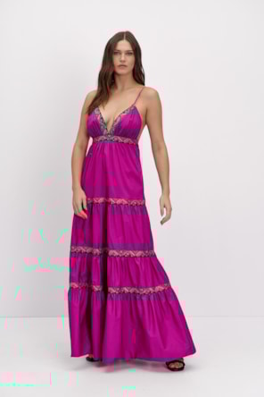 Vestido  Longo Orquídea  