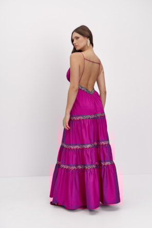 Vestido  Longo Orquídea  