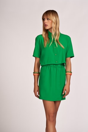 VESTIDO EFEITO SAIA CAMISA