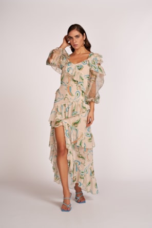 VESTIDO FOLHOS