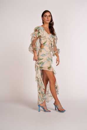 VESTIDO FOLHOS