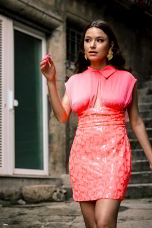 VESTIDO LANTEJOULAS